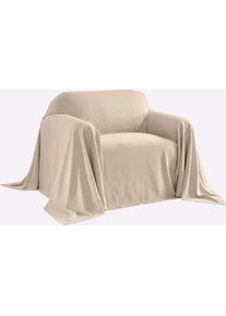 Pereira Da Chuna, Pereira da Chuna Bett&uuml;berwurf, champagner, 100% Baumwolle