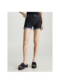 Calvin Klein Jeans, Unisex, Shorts &raquo;MID RISE SHORT&laquo; im 5-Pocket-Style, denim schwarz, 26, N-Gr, Shorts von Calvin Klein Jeans Womanswear