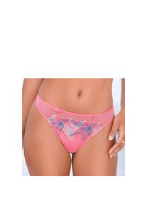 Lascana, Unisex, Lascana String &raquo;Gabriella&laquo; aus Mesh mit hauchzarter Stickerei, transparente Unterw&auml;sche, pink, multicolor, 32/34, Extravaganter 