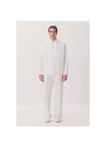 Studio Seidensticker, Herren, studio seidensticker Businesshemd &raquo;Studio&laquo; Oversized 1/1 Kentkragen Uni, wei&szlig;, XL43-44, normale &Auml;rmell&auml;ngen, Passform: 