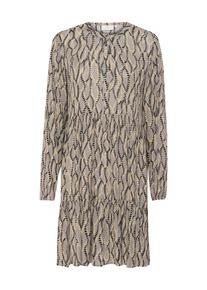 Kaffe Kleid 'KA Evity' Damen Gr&ouml;&szlig;e 42 hellgelb / hellgrau / schwarz Sommerkleid
