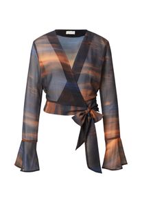 LeGer by Lena Gercke Bluse 'Flores' Damen Gr&ouml;&szlig;e XS marine / nachtblau / orange