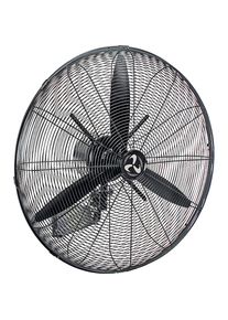 Ventilatore industriale da parete IP44, con girante, nero