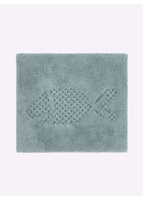 HEINE HOME Witt Badteppich, rauchblau, Gr&ouml;&szlig;e 45x50 cm - rechteckig, 100% Baumwolle