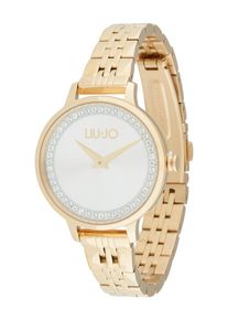 Liu Jo, Femmes Montre &agrave; affichage analogique, bleu pastel / or / transparent / blanc