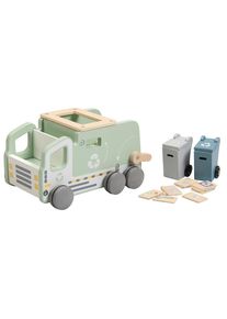 Avelia M&uuml;llwagen , Mehrfarbig , Holz, Kunststoff , 13-teilig , Schima , Sperrholz , 14x11.5x24 cm , EN 71 , transportierbar , Spielzeug, Holzspielzeug