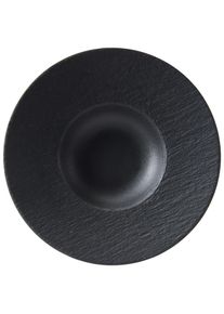 Villeroy & Boch Villeroy & Boch Pastateller , Schwarz , Keramik , rund , Geschirr, Teller, Pastateller