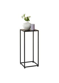 Landscape Blumenst&auml;nder , Schwarz , Metall , 25x60x25 cm , Wohnzimmer, Wohnzimmertische, Blumentische