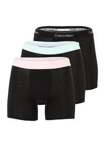 Calvin Klein Underwear, Hommes Boxers, bleu pastel / rose pastel / noir / blanc