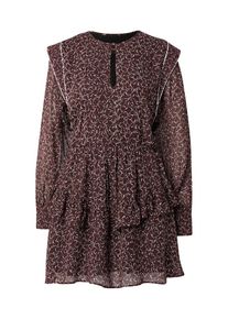 BOSS, Femmes Robe 'C_Doulena', &eacute;cru / rouge fonc&eacute;