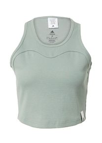 adidas Sportswear Sporttop 'Lounge Rib' Damen, pastellgr&uuml;n, Gr&ouml;&szlig;e L