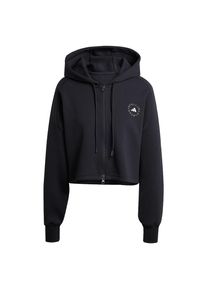 adidas by Stella McCartney, Femmes Veste de surv&ecirc;tement 'Sportswear Cropped', noir / blanc