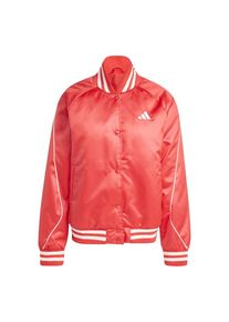 adidas Sportswear, Femmes Veste de sport 'STADIUM', rouge clair / blanc