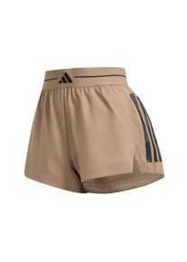 adidas Performance Sportshorts 'HYG' Damen, hellbraun / schwarz, Gr&ouml;&szlig;e M