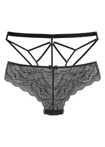 Petite Fleur Gold, Femmes String, noir
