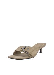 Pull&Bear Pull&Bear Pantolette Damen, taupe, Gr&ouml;&szlig;e 37