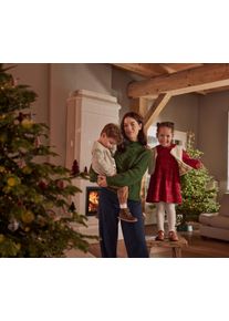 Tchibo - Grobstrickpullover mit Kn&ouml;pfen - Damen - Gr. L - olivgr&uuml;n