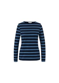 Tchibo - Gestreiftes Langarmshirt - Damen - Gr. S - dunkelblau/gestreift