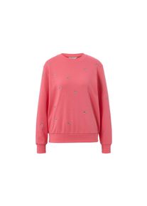 Tchibo - Besticktes Sweatshirt - Damen - Gr. S - koralle/gebl&uuml;mt