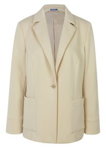 DAY.LIKE - Jersey-Blazer, beige, Gr. 38, Kunstfaser