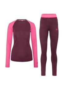 KARI TRAA - Women's Kaia Set - Merinounterw&auml;sche Gr XS lila