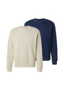 Jack & Jones JACK & JONES, Hommes Sweat-shirt 'JJEBradley', bleu marine / gris clair