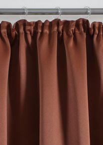 Rideau obscurcissant (1 pce) nombreuses tailles en marron145x130 cm, Couleur/Motif: marron fonc&eacute;, bonprix