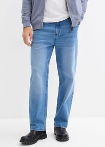 Loose Fit Stretch-Jeans Straight in blau, Gr&ouml;sse 38, 99% Baumwolle, bonprix