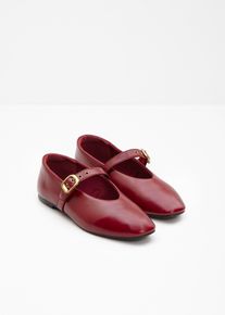 Mary-Janes mit &Ouml;sen in rot, Gr&ouml;sse 36, bonprix