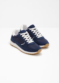 Sneaker im Retrolook in blau, Gr&ouml;sse 42, bonprix