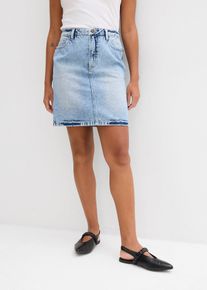 Jeansrock Mid Waist Low Stretch in blau, Gr&ouml;sse 50, 100% Baumwolle, bonprix