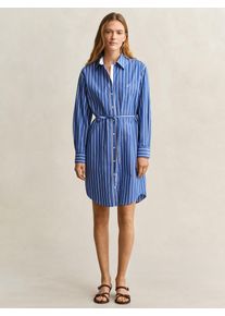 Gant Blusenkleid Damen Gr&ouml;&szlig;e 40 royalblau / wei&szlig; Sommerkleid