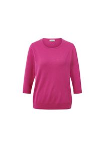 Tchibo - Pull en maille fine avec soie - taille: L - rose