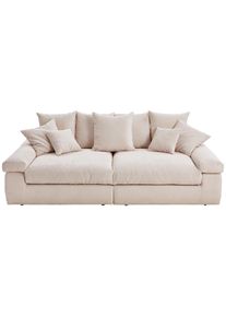Ambia Home Bigsofa , Naturfarben , Textil , 260x90x140 cm , Stoffauswahl, R&uuml;cken echt , Wohnzimmer, Sofas & Couches, Sofas, Bigsofas