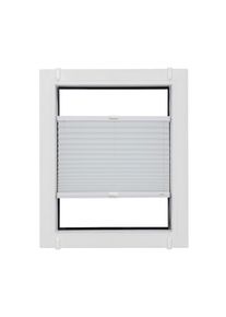 SUNLINES, SUNLINES Plissee &raquo;Start-up Style Crush&laquo; Lichtschutz ohne Bohren verspannt nach Mass, wei&szlig;, wei&szlig;, Obermaterial: 80% Polyester, 15% Metall, 5%