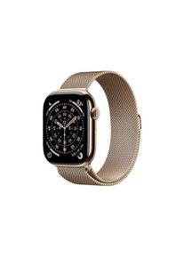 Apple, Smartwatch &raquo;Watch Series 11&laquo; ( ) Watch OS, goldfarben, &laquo;Digital-Crown&raquo; mit haptischem Feedback, Seitentaste, Doppeltipp Geste, Siri
