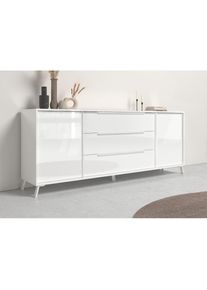 Inosign, Inosign Sideboard &raquo;City&laquo; Breite ca. 205 cm, wei&szlig; hochglanz lack, B/H/T: 205 cm x 84 cm x 40 cm