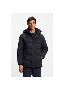 BOSS Green, Herren, BOSS Green Daunenjacke &raquo;OW Block-X Parka&laquo; mit Kapuze Stehkragen, Regular, abnehmbare Kapuze atmungsaktiv funktional Parka, 