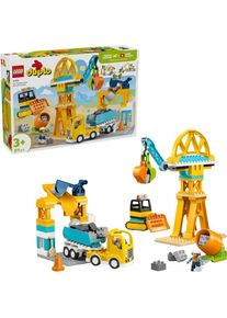 Lego, Lego Konstruktionsspielsteine &raquo;Baustelle mit Baufahrzeugen &ndash; 3-in-1-Set (10476), Lego DUPLO Town&laquo; Made in Europe, bunt, Einheitsgr&ouml;&szlig;e, 