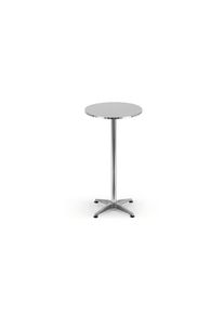 MAXXMEE, MAXXMEE Bartisch &raquo;klappbar, 115 x 60 cm, Silber&laquo;, silberfarben, B/H/T: 60 cm x 60 cm