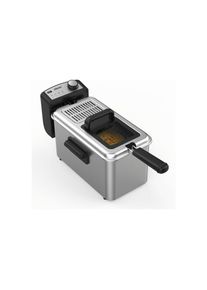 Koenig, KOENIG Fritteuse &raquo;Inox, 1 kg&laquo; 2000 W, silberfarben, Einheitsgr&ouml;&szlig;e, Fritteuse