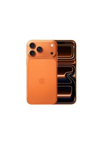 Apple, Smartphone &raquo;iPhone 17 Pro Max&laquo; Orange Induktionsladung, orange, Kamerasystem: 48 Mpx Tele (/2.8 Blende, Hybrid Focus Pixel), 48 Mpx 