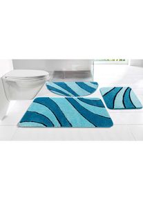 my home, my home Badematte &raquo;Anna, Badvorleger, Badezimmer Teppich&laquo; H&ouml;he 16 mm rutschhemmend beschichtet fussbodenheizungsgeeignet schnell trocknend 