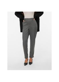 V&eacute;ro Moda Vero Moda, Unisex, Anzughose &raquo;VMMAYA MACY MW LOOSE PANT NOOS&laquo;, medium grau melange stripes:wei&szlig;, M (38), L&auml;nge 34, Hose von Vero Moda