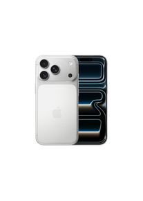 Apple, Smartphone &raquo;iPhone 17 Pro&laquo; Silberfarben Induktionsladung, silberfarben, Kamerasystem: 48 Mpx Tele (/2.8 Blende, Hybrid Focus Pixel), 48 Mpx 