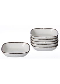 Ritzenhoff & Breker Ritzenhoff & Breker, Dipschale &raquo;CASA&laquo; 6 Stk. aus Porzellan sp&uuml;lmaschinenfest, creme, Porzellan, B/H/L: 10 cm x 2 cm