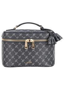 JOOP!, Unisex, JOOP! &raquo;cortina 1.0 flora washbag mhz&laquo; Schminktasche Beautycase Kulturbeutel, schwarz navy, B/H/T: 24cm x 17cm x 13cm, Aus 