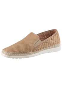 VERBENAS, Herren, VERBENAS Slipper &raquo;Boris Hole Gallery&laquo; Espadrilles, Sommerschuh, Freizeitschuh mit luftiger Perforierung, beige, 39, Slipper mit 