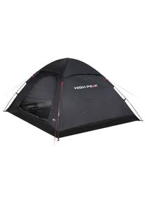 High Peak, Kuppelzelt &raquo;Zelt Monodome XL&laquo; 4 Personen mit Transporttasche, schwarz, B/H/L: 240cm x 130cm x 210cm, Kuppelzelt