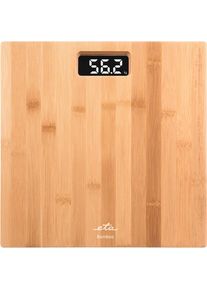2THETA Eta, eta Personenwaage &raquo;BAMBOO&laquo; Standfl&auml;che aus Bambus,, LCD, bis 180 kg, holzoptik, Einheitsgr&ouml;&szlig;e, Personenwaage